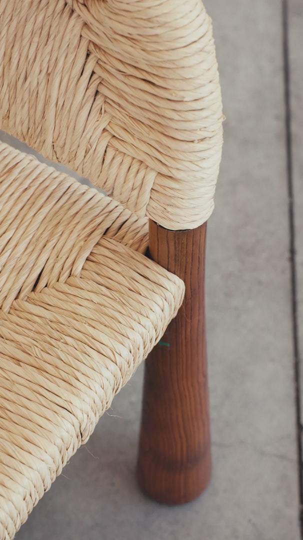 Alessandro Becchi "Toscanolla" Dining Chairs for Giovannetti, Brown Ashwood, 1970, Set of 12