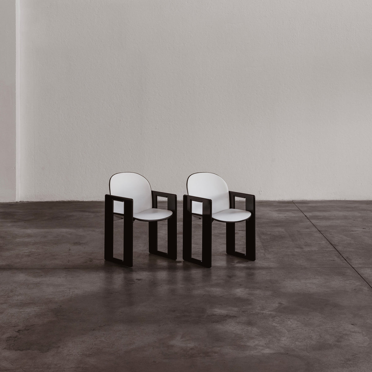 Afra & Tobia Scarpa "Dialogo" Dining Chairs for B&B Italia, 1973