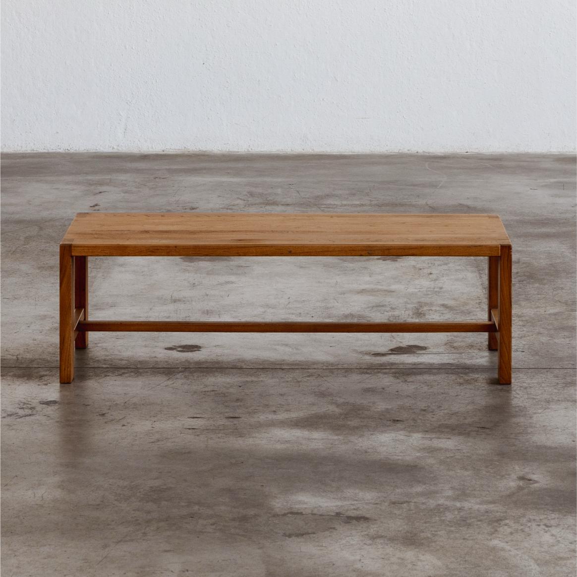 Pierre Chapo "T06" Cross-bar Coffee Table for Atelier Pierre Chapo, 1960