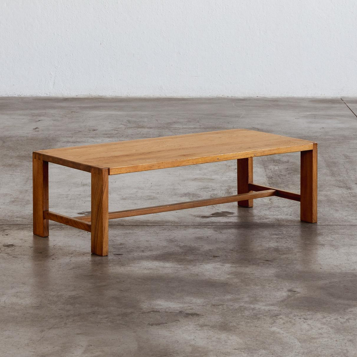 Pierre Chapo "T06" Cross-bar Coffee Table for Atelier Pierre Chapo, 1960