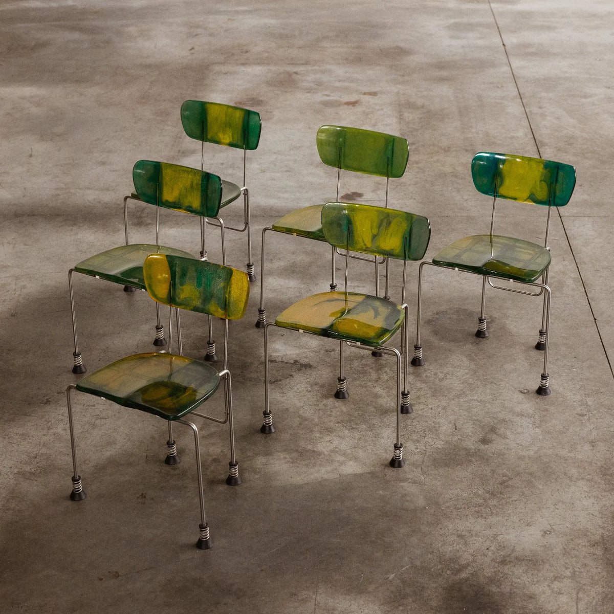 Gaetano Pesce "543 Broadway" Chairs for Bernini, 1993