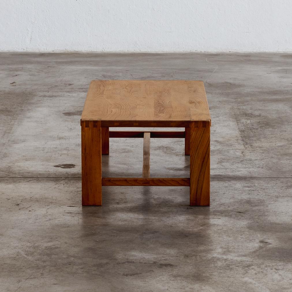 Pierre Chapo "T06" Cross-bar Coffee Table for Atelier Pierre Chapo, 1960