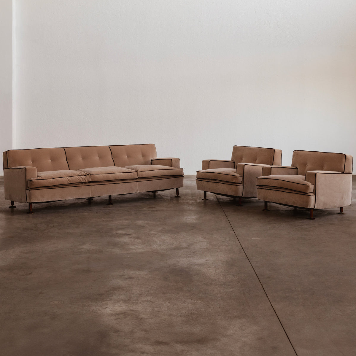 Marco Zanuso "Square" Living Room Set for Arflex, 1962