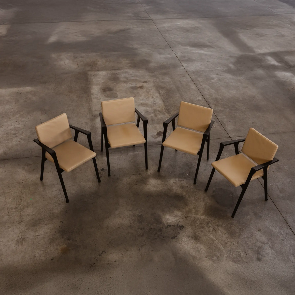 Franco Albini 832 "Luisa" Armchairs for Poggi, 1953