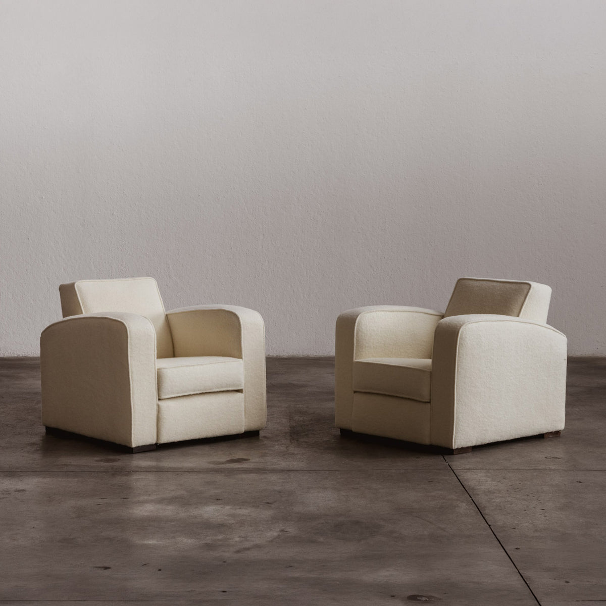 Jacques Adnet Club Armchairs, France, 1936, Set of 2