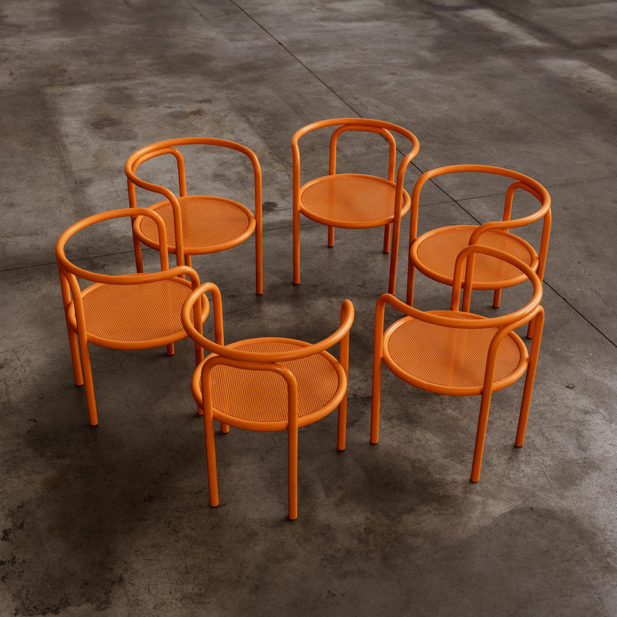 Gae Aulenti "Locus Solus" Dining Chairs for Poltronova, 1964