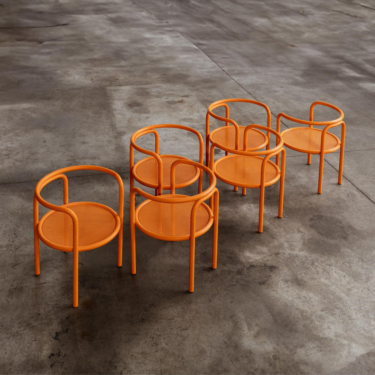 Gae Aulenti "Locus Solus" Dining Chairs for Poltronova, 1964