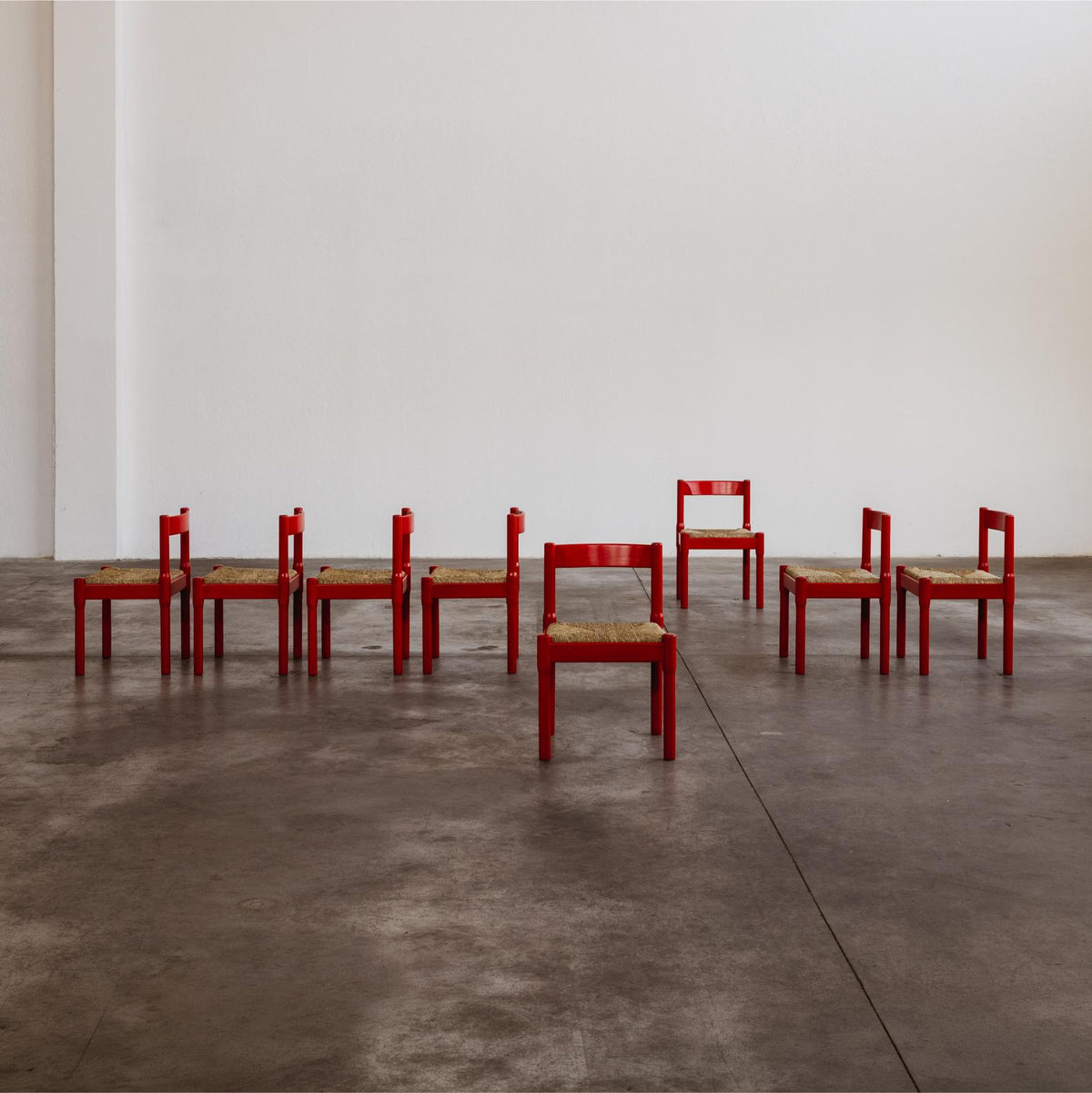 Vico Magistretti "Carimate" Dining Chairs for Cassina, 1960