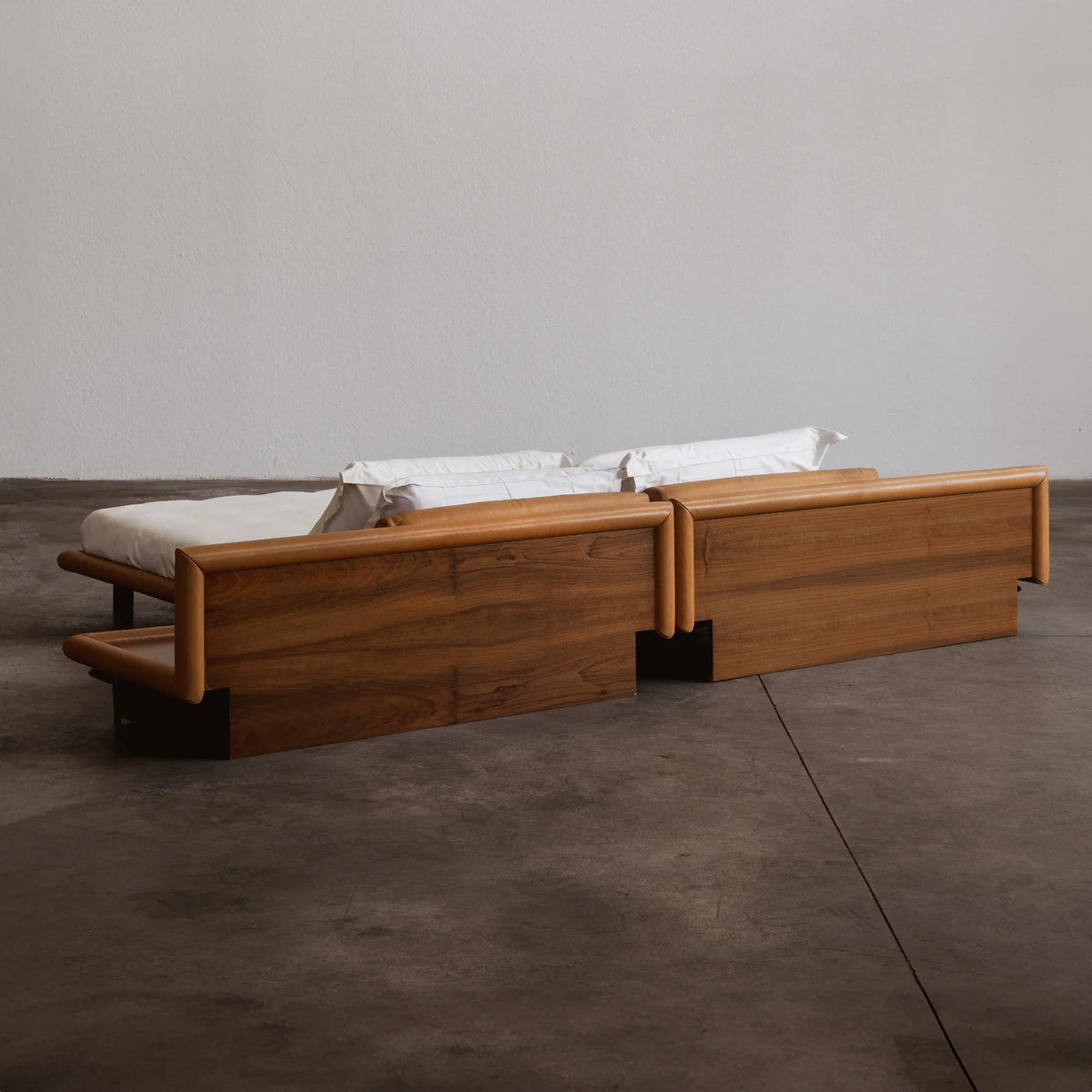 Afra & Tobia Scarpa "Morna" Bed for Molteni, Italy, 1972