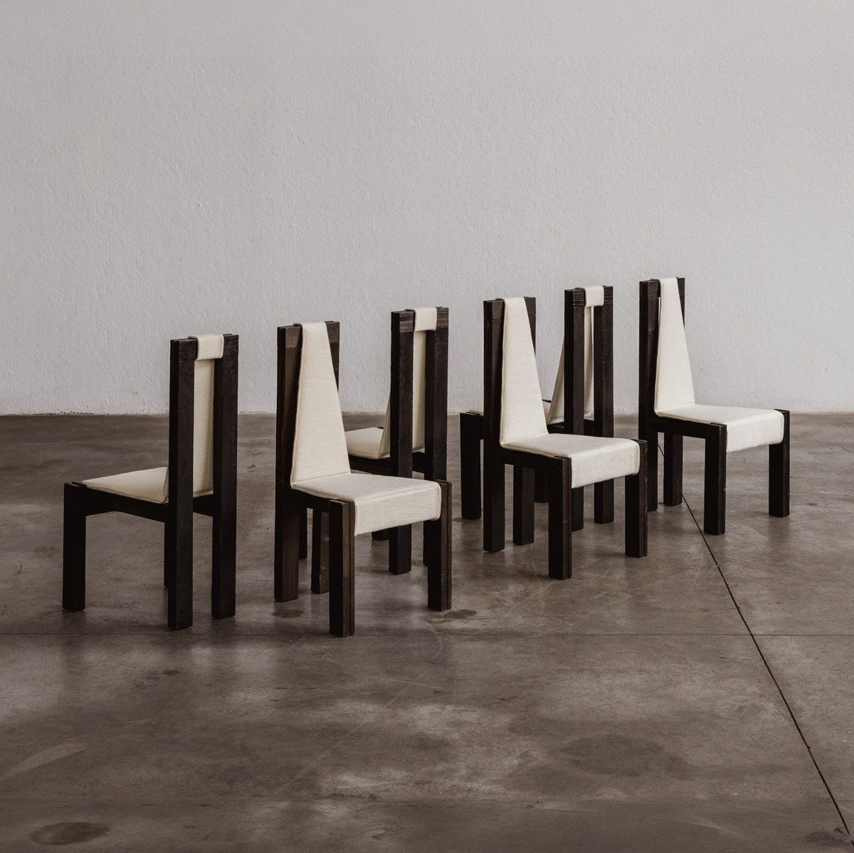 Edoardo Landi "540" Dining Chairs for Nikol International, 1973