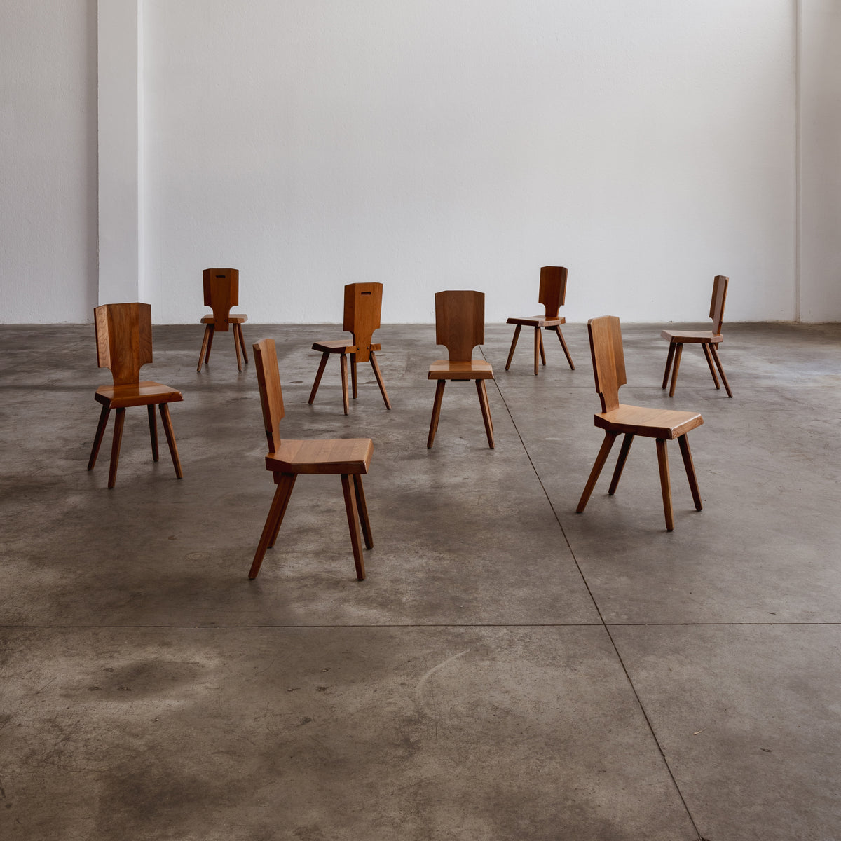 Pierre Chapo "S28" Dining Chairs for Atelier Pierre Chapo, 1972