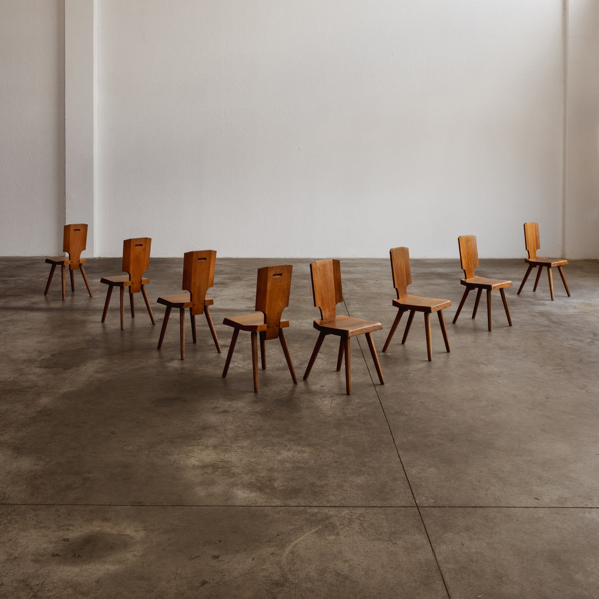 Pierre Chapo "S28" Dining Chairs for Atelier Pierre Chapo, 1972