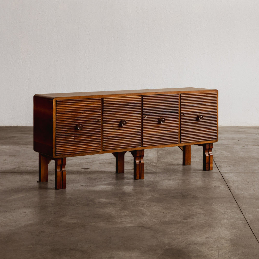 Paolo Buffa Ribbed Buffet for Serafino Arrighi, 1952
