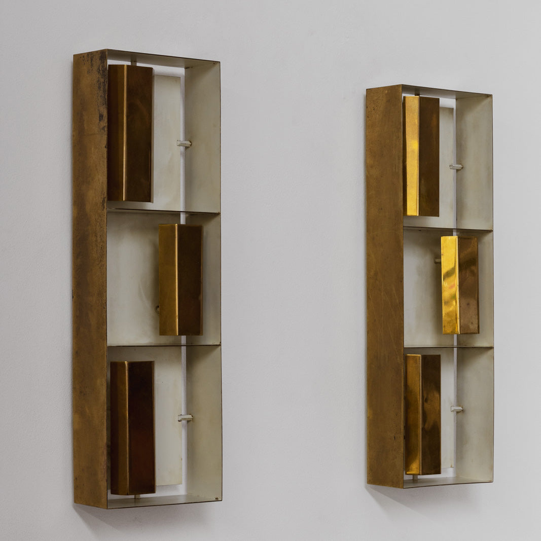 Gio Ponti "Finestra" 12664 Sconces for Arredoluce, Italy, 1957