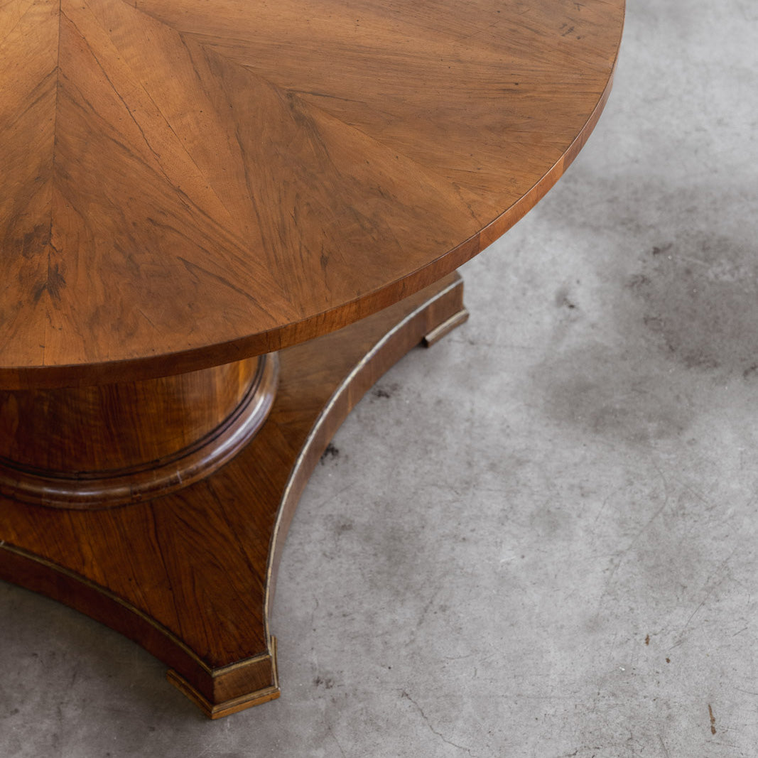 Jacques Adnet Style Art Deco Round Table, 1930s