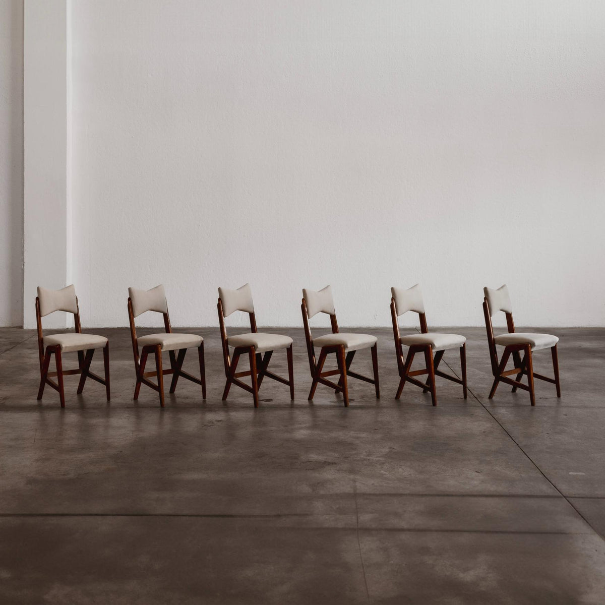Luigi Scremin dining chairs for Fratelli Scremin, 1950