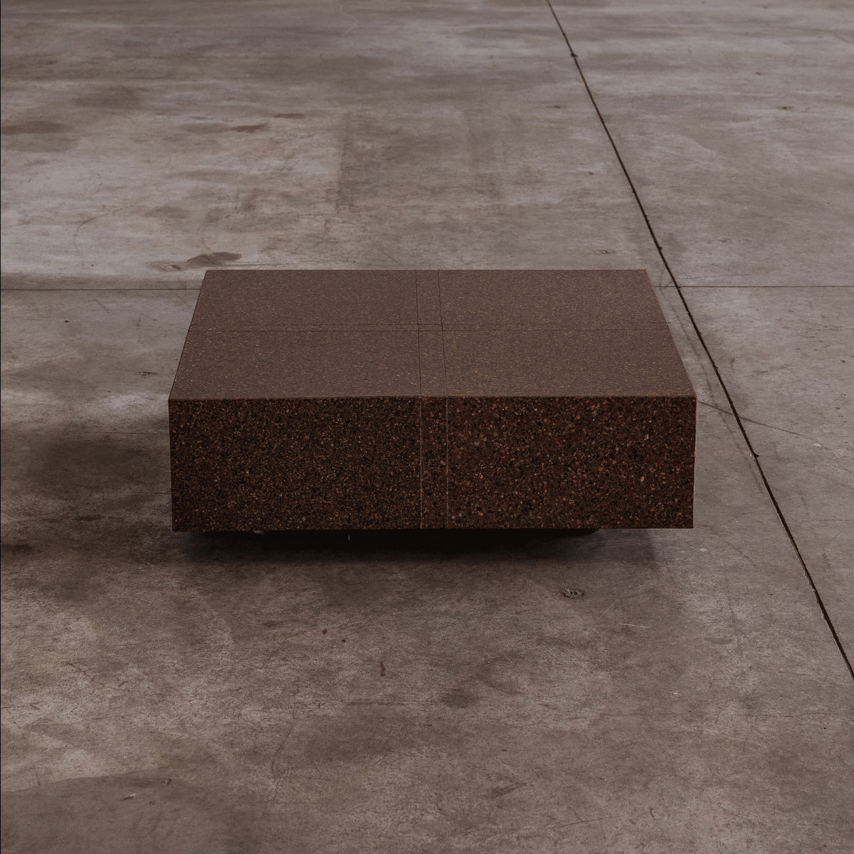 Eric Jacobson Coffee Table, Terrazzo Marble, 1990