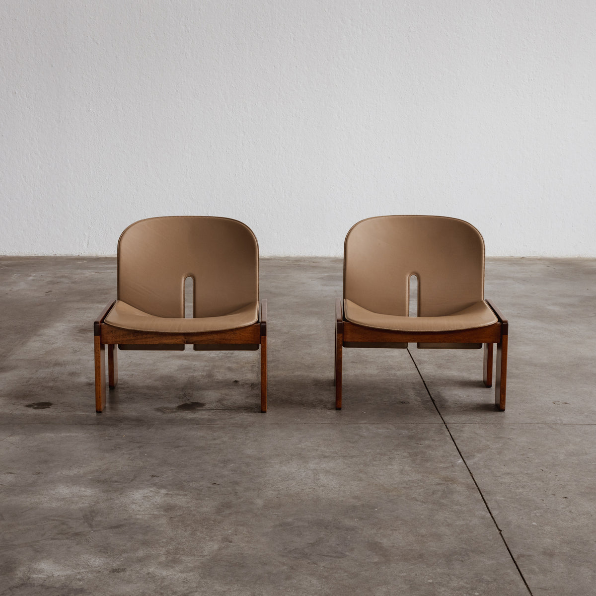 Afra & Tobia Scarpa "925" Easy Chairs for Cassina, 1966