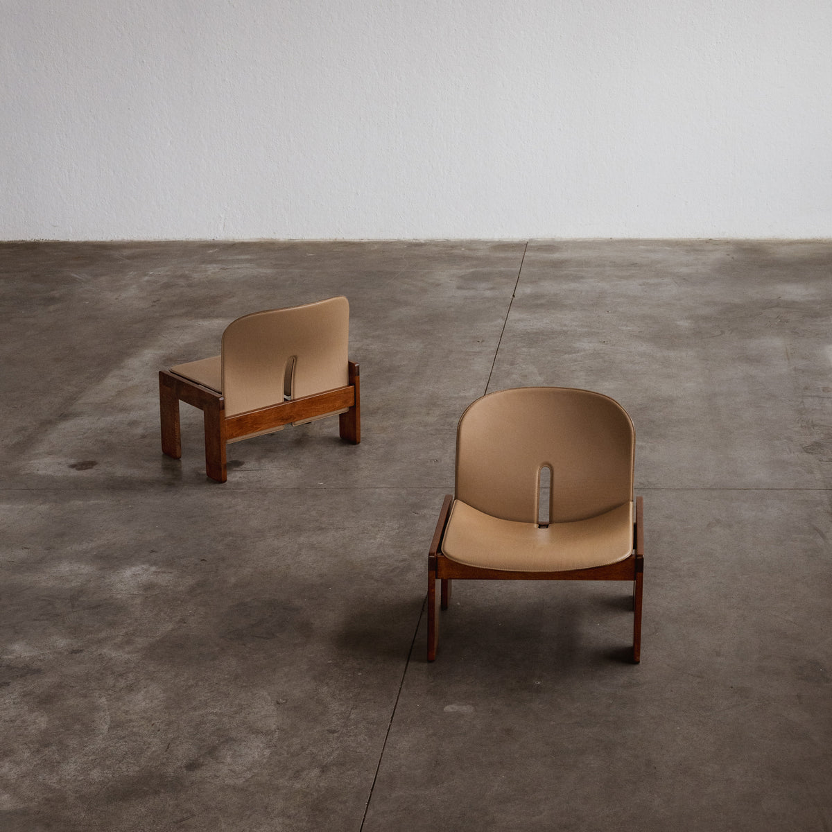 Afra & Tobia Scarpa "925" Easy Chairs for Cassina, 1966