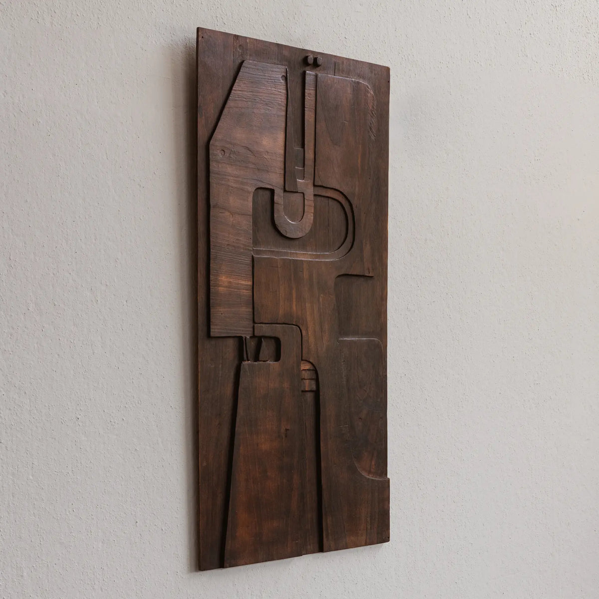 Nerone & Patuzzi Sculptural Wooden Wall Panel for NP2, 1973