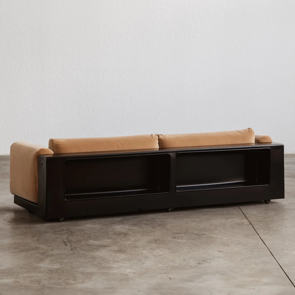 Cini Boeri "Gradual System" Sofa for Gavina, Camel Velvet, 1970