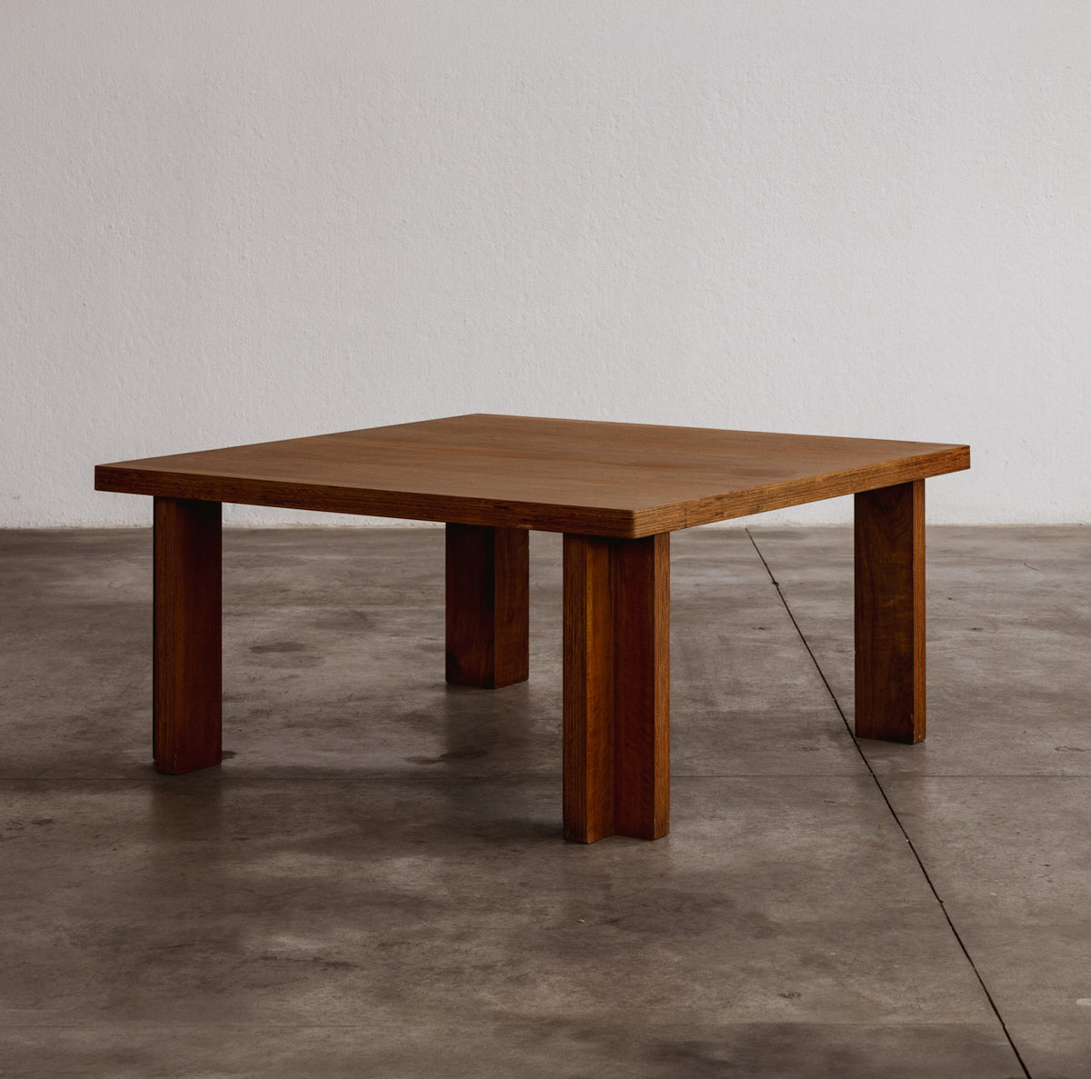 Carlo Scarpa “761” Square Table for Bernini, Italy, 1978