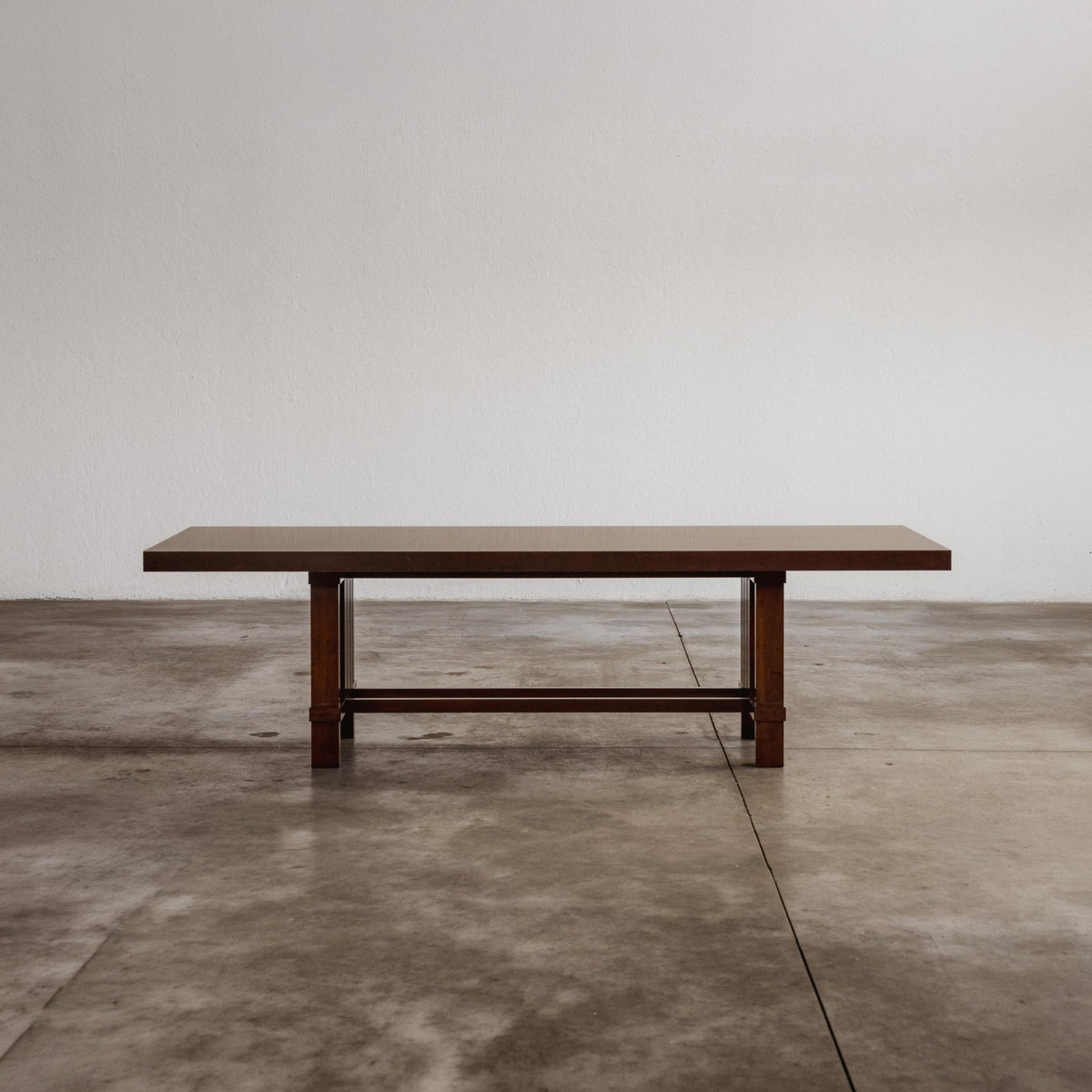 Frank Lloyd Wright “608 Taliesin” Dining Table for Cassina, walnut, 1925
