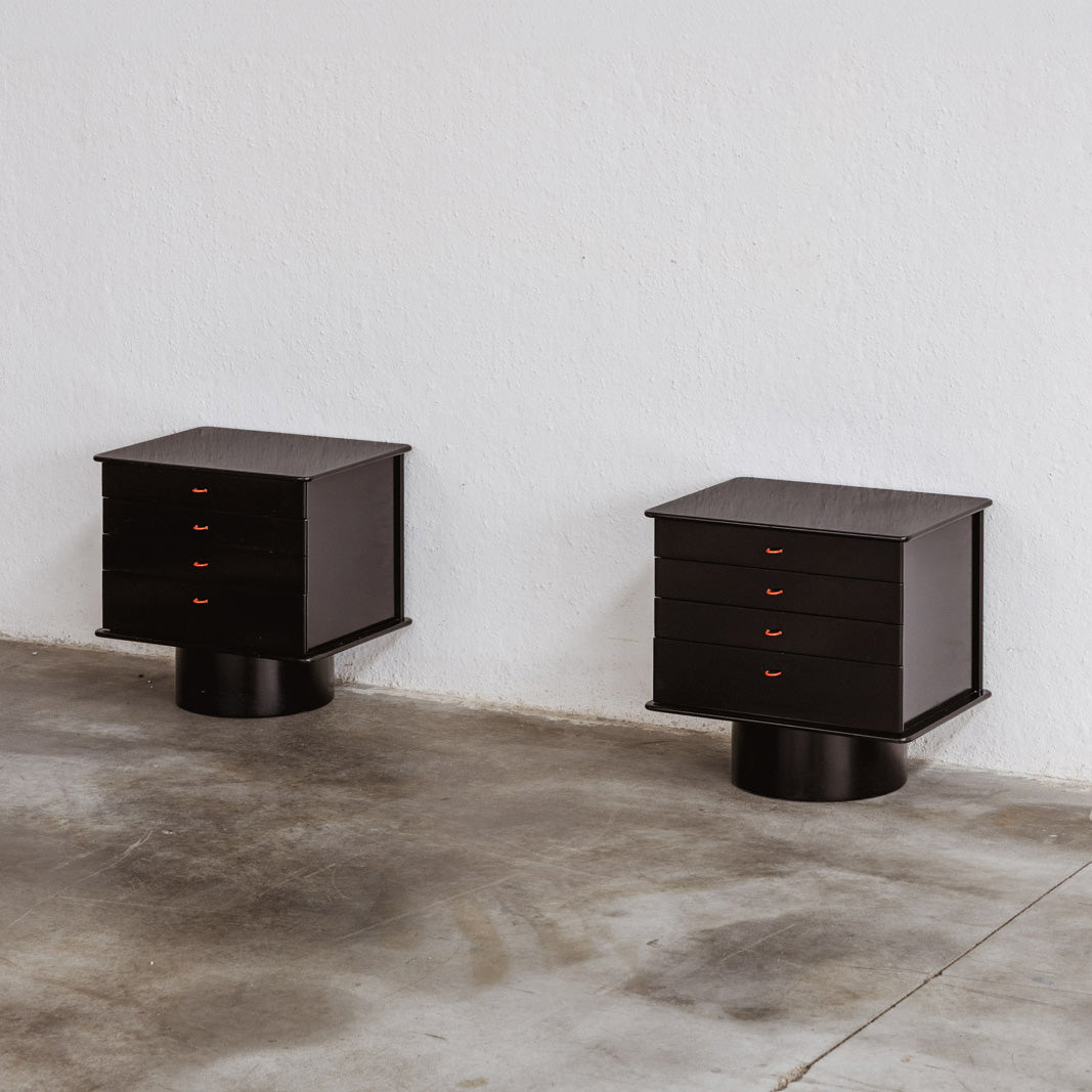 Gianfranco Frattini Nightstands for Bernini, 1965, Set of 2, Attributed