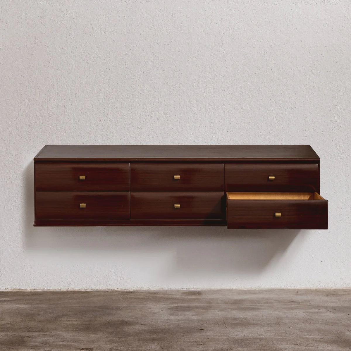 Osvaldo Borsani Wall Mounted Console, 1950s