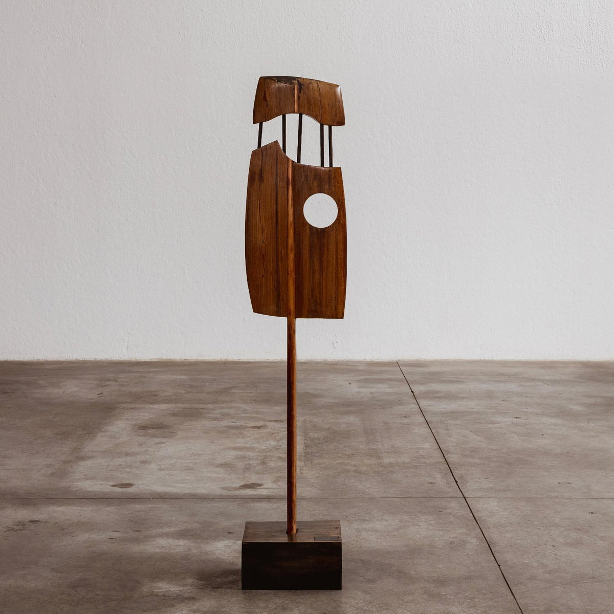 Elvio Becheroni "Totem" Abstract Sculpture, 1988