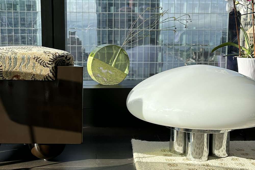Sergio Mazza & Giuliana Gramigna “Magnolia” table lamp for Quattrifolio