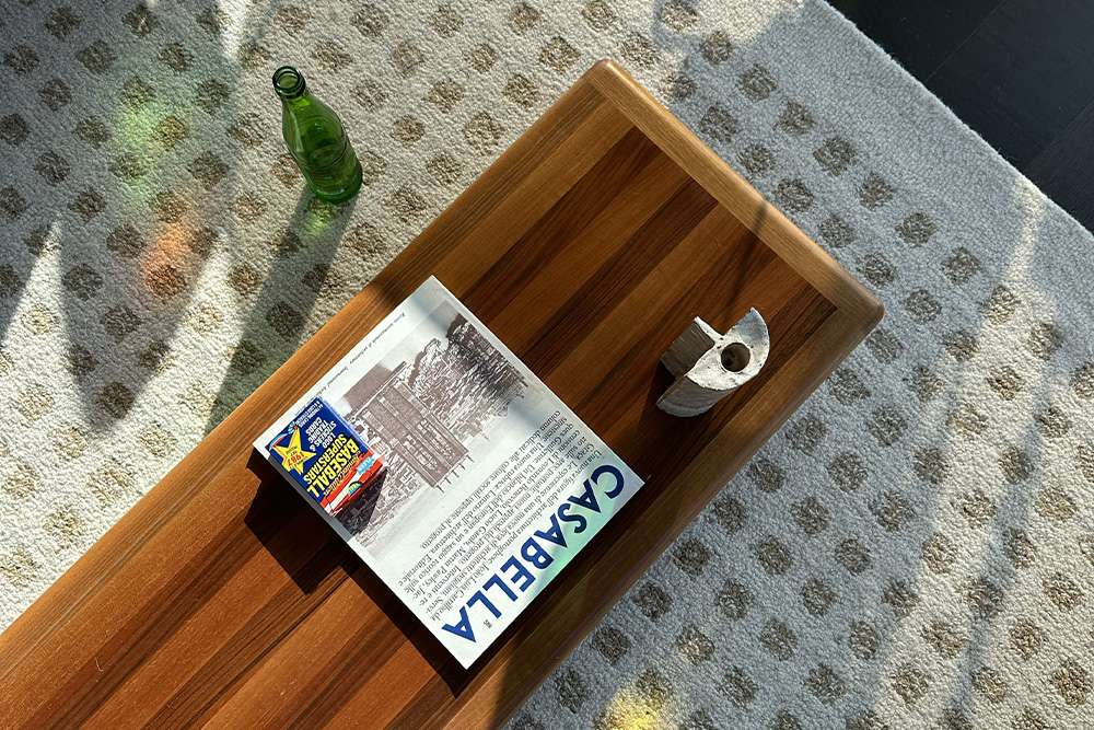 Mario Bellini “Pianura” rectangular coffee table for Cassina
