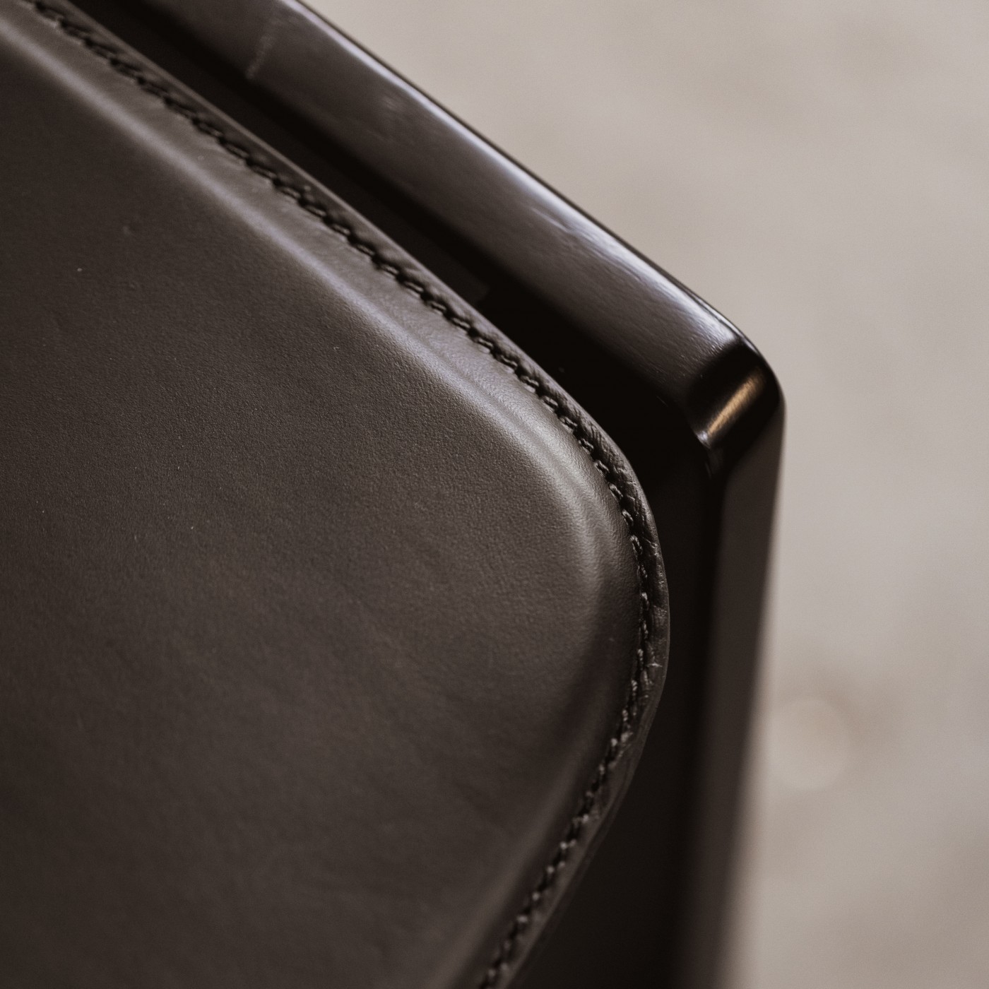 Afra & Tobia Scarpa "121" Dining Chairs for Cassina, Total black, 1965, Set of 8, 1960s