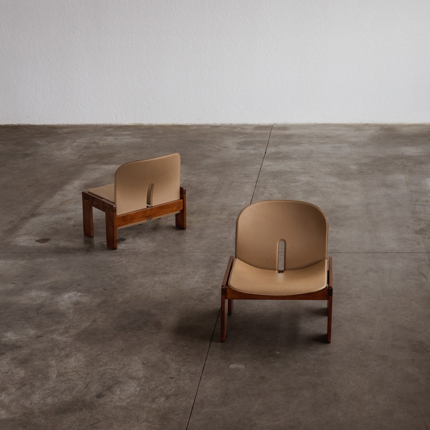 Afra & Tobia Scarpa "925" Easy Chairs for Cassina, 1966, Set of 2, 1966