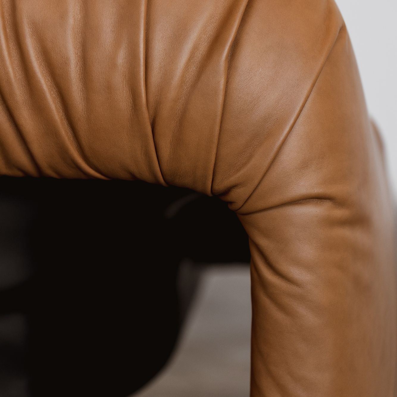 Afra & Tobia Scarpa “Bonanza” Armchairs for C&B, Cognac Leather, 1969, Set of 2, 1969