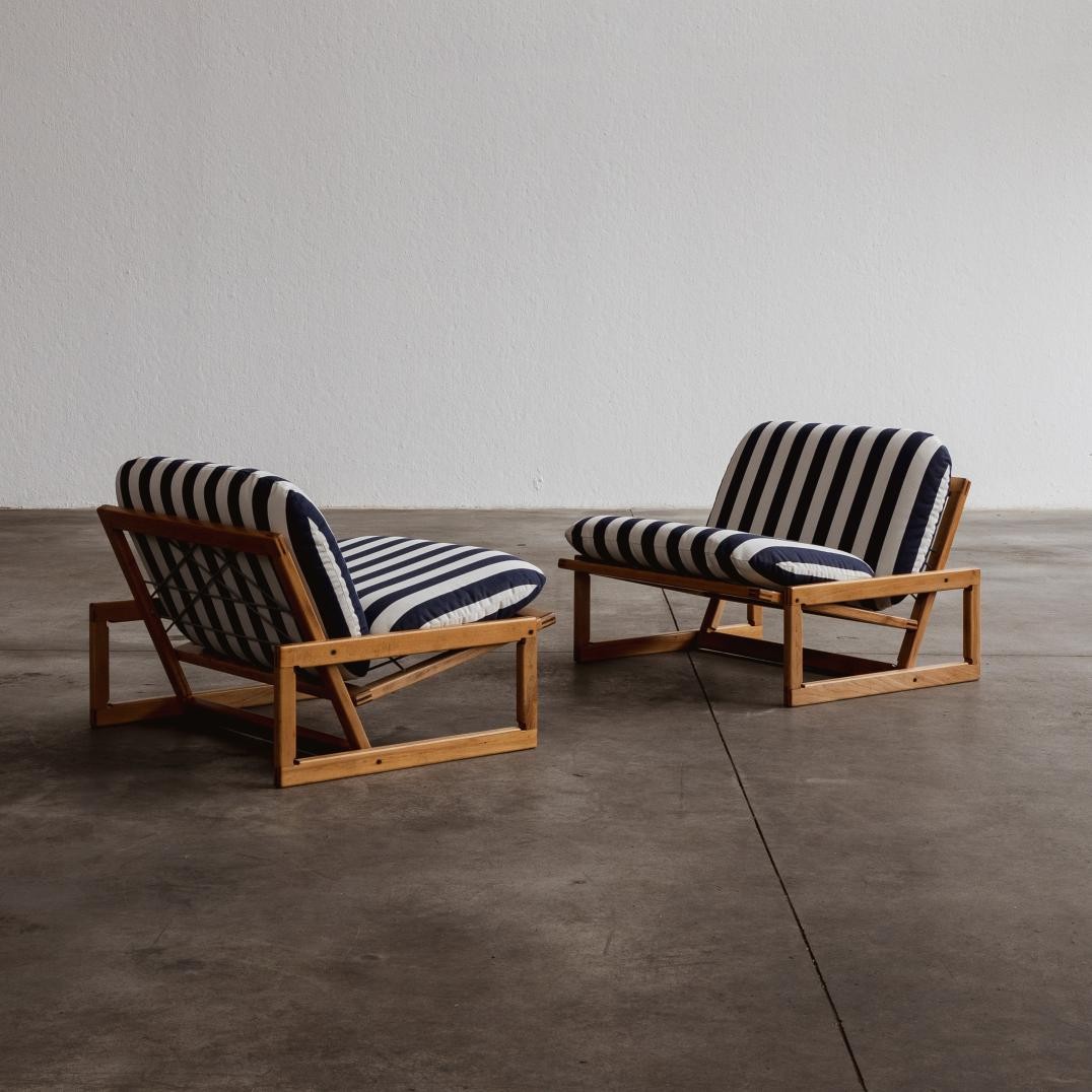 Afra & Tobia Scarpa “Carlotta” Easy Chairs for Cassina, 1967, Set of 2, 1960s