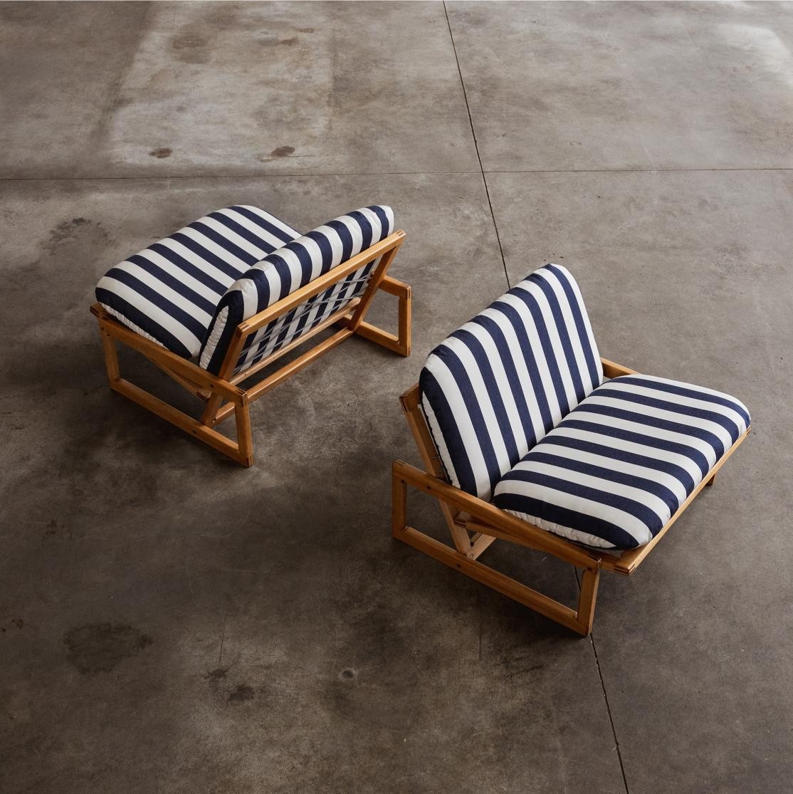 Afra & Tobia Scarpa “Carlotta” Easy Chairs for Cassina, 1967, Set of 2, 1960s
