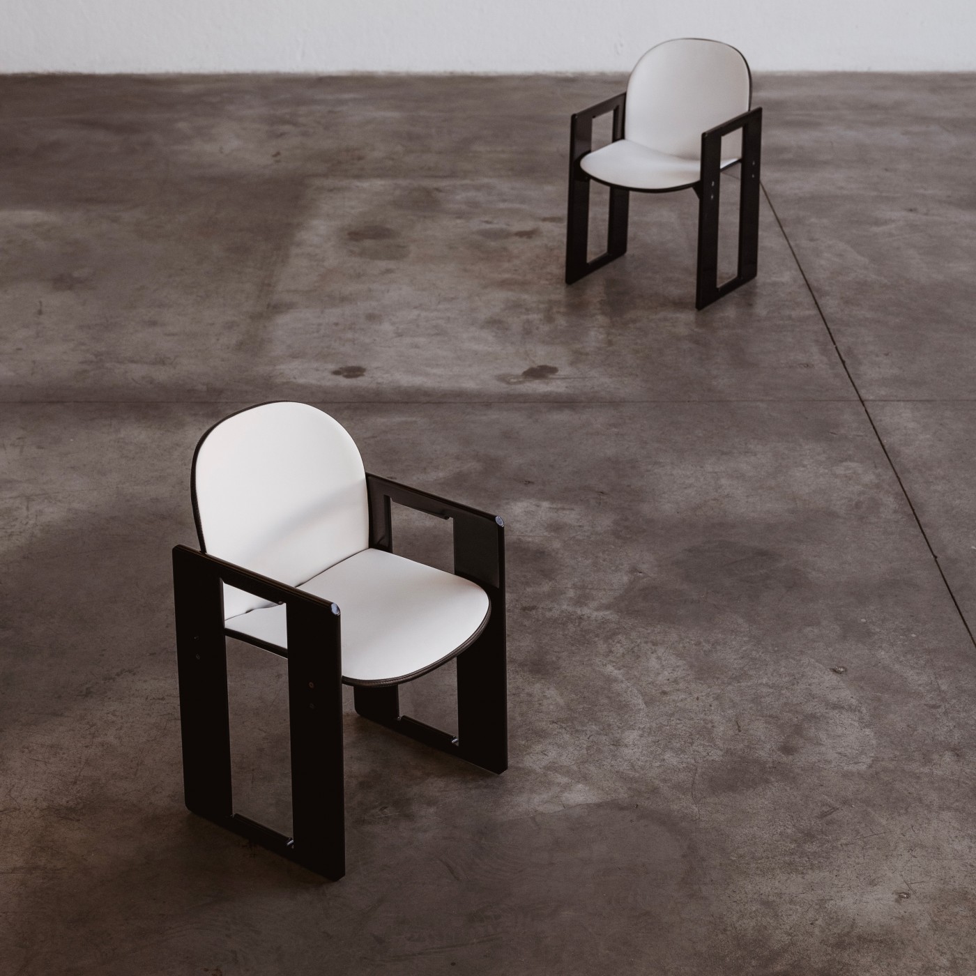 Afra & Tobia Scarpa "Dialogo" Dining Chairs for B&B Italia, 1973, Set of 2, 1973