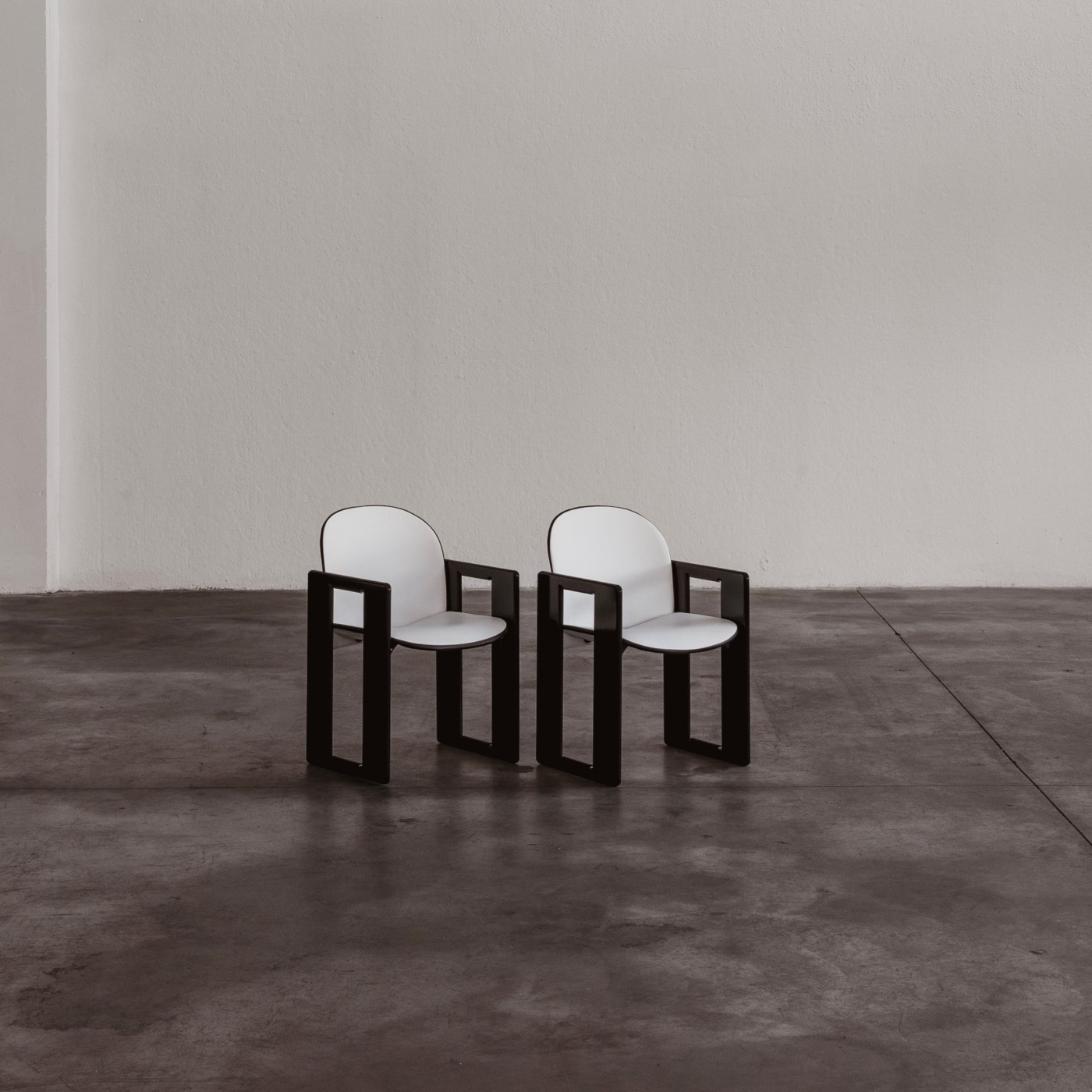 Afra & Tobia Scarpa "Dialogo" Dining Chairs for B&B Italia, 1973, Set of 2, 1973