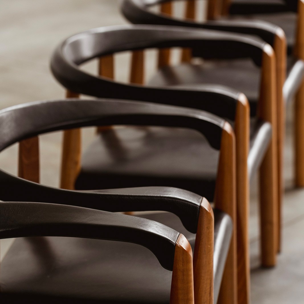 Afra & Tobia Scarpa Afra & Tobia Scarpa "Miss" Dining Chair for Molteni, 1986, Set of 8, 1980s