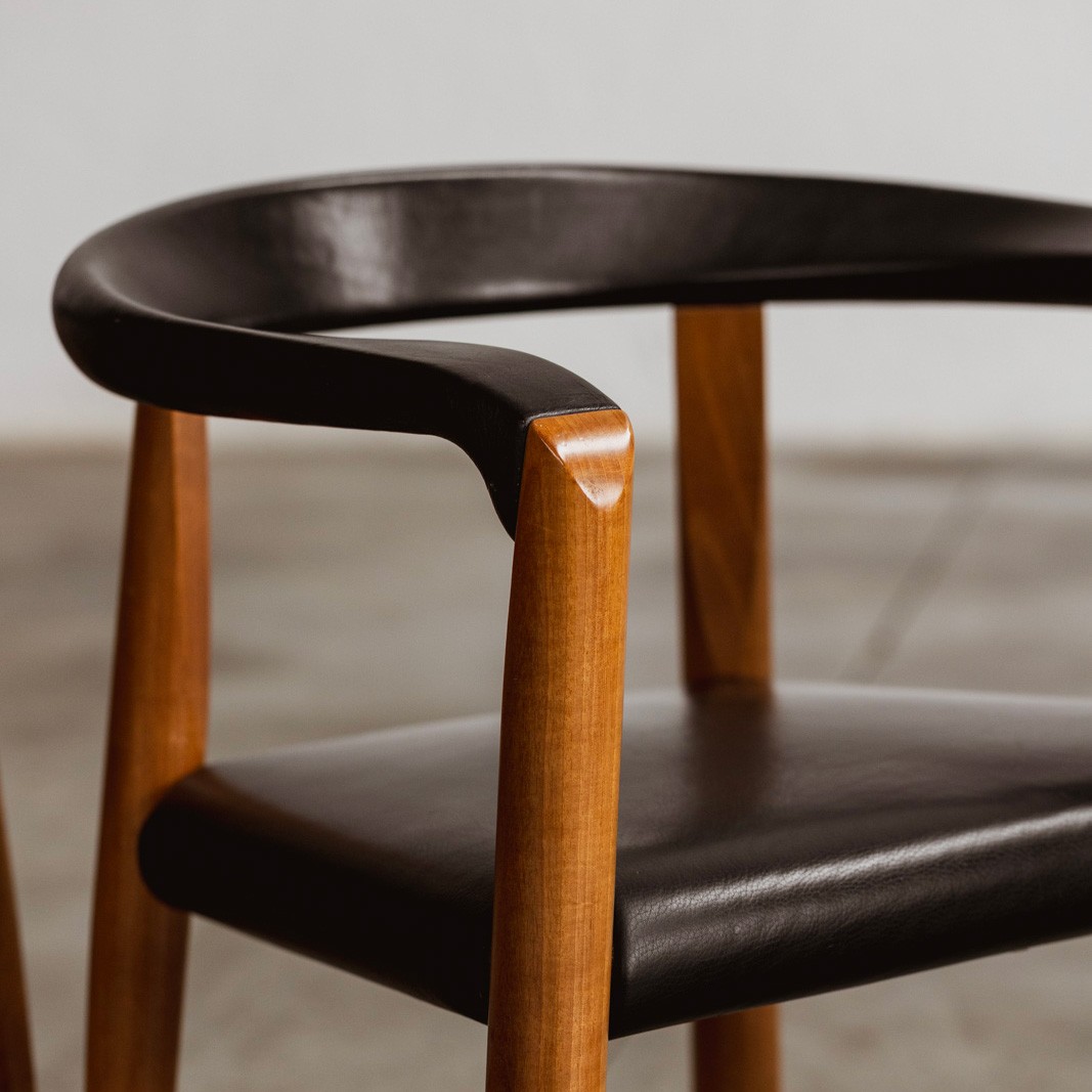 Afra & Tobia Scarpa Afra & Tobia Scarpa "Miss" Dining Chair for Molteni, 1986, Set of 8, 1980s