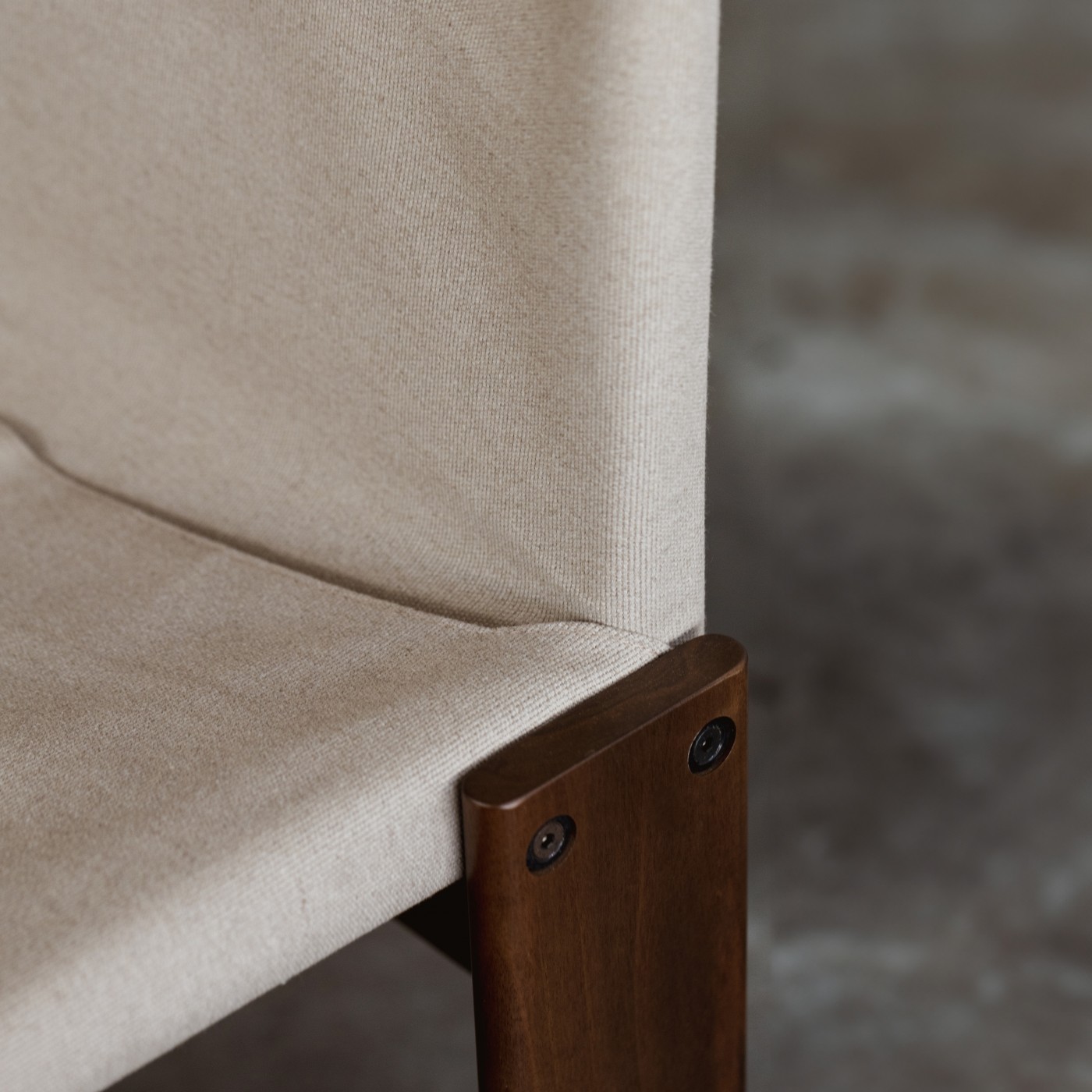 Afra & Tobia Scarpa "Monk" Chairs for Molteni, Ivory Canvas, 1974, Set of 8, 1974