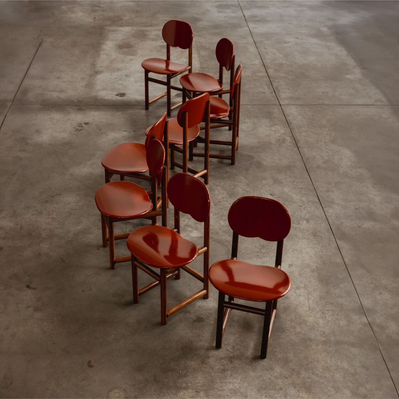 Afra & Tobia Scarpa "New Harmony" Dining Chairs for Maxalto, 1987, Set of 8, 1980s