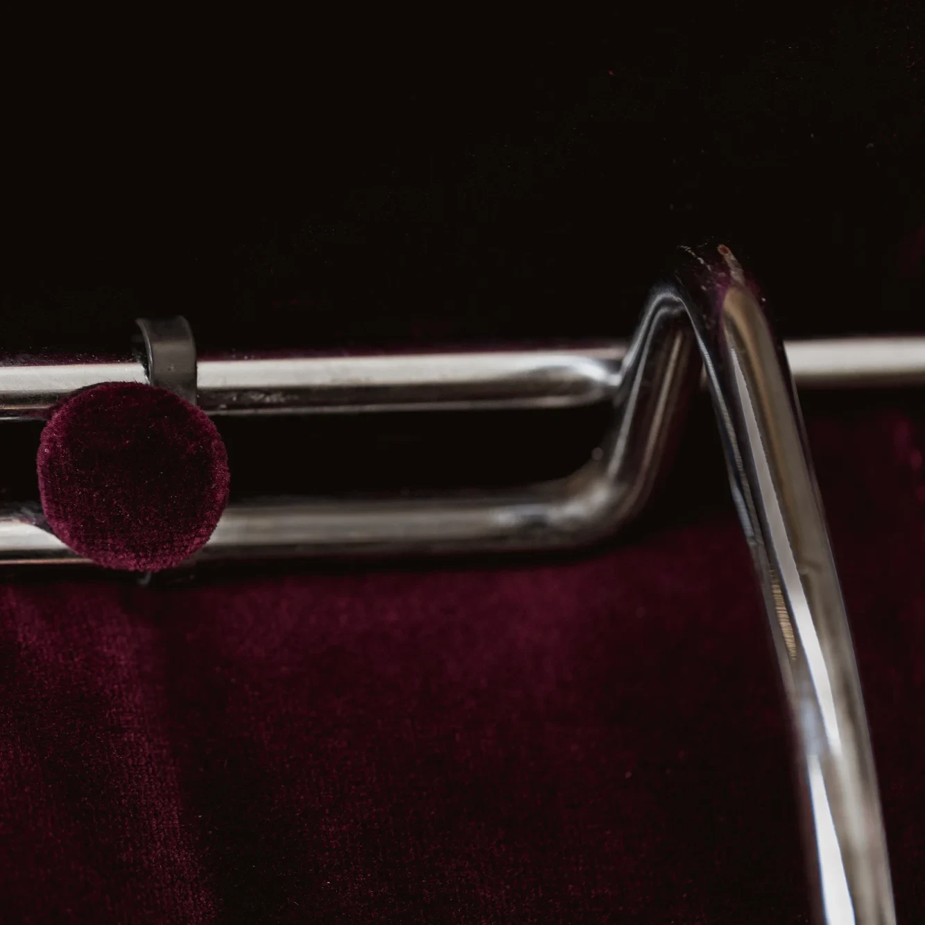 Afra & Tobia Scarpa "Soriana" easy chairs for Cassina, burgundy velvet, Italy, 1969, Set of 2, 1960s