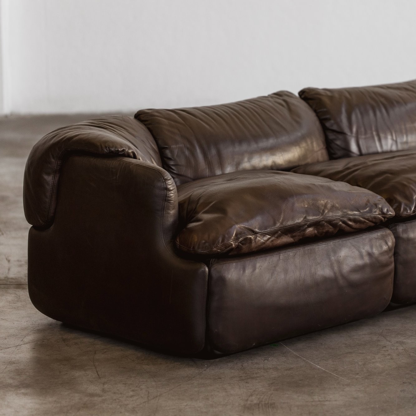 Alberto Rosselli “Confidential” Modular Sofa for Saporiti, 1972, Set of 6, 1972