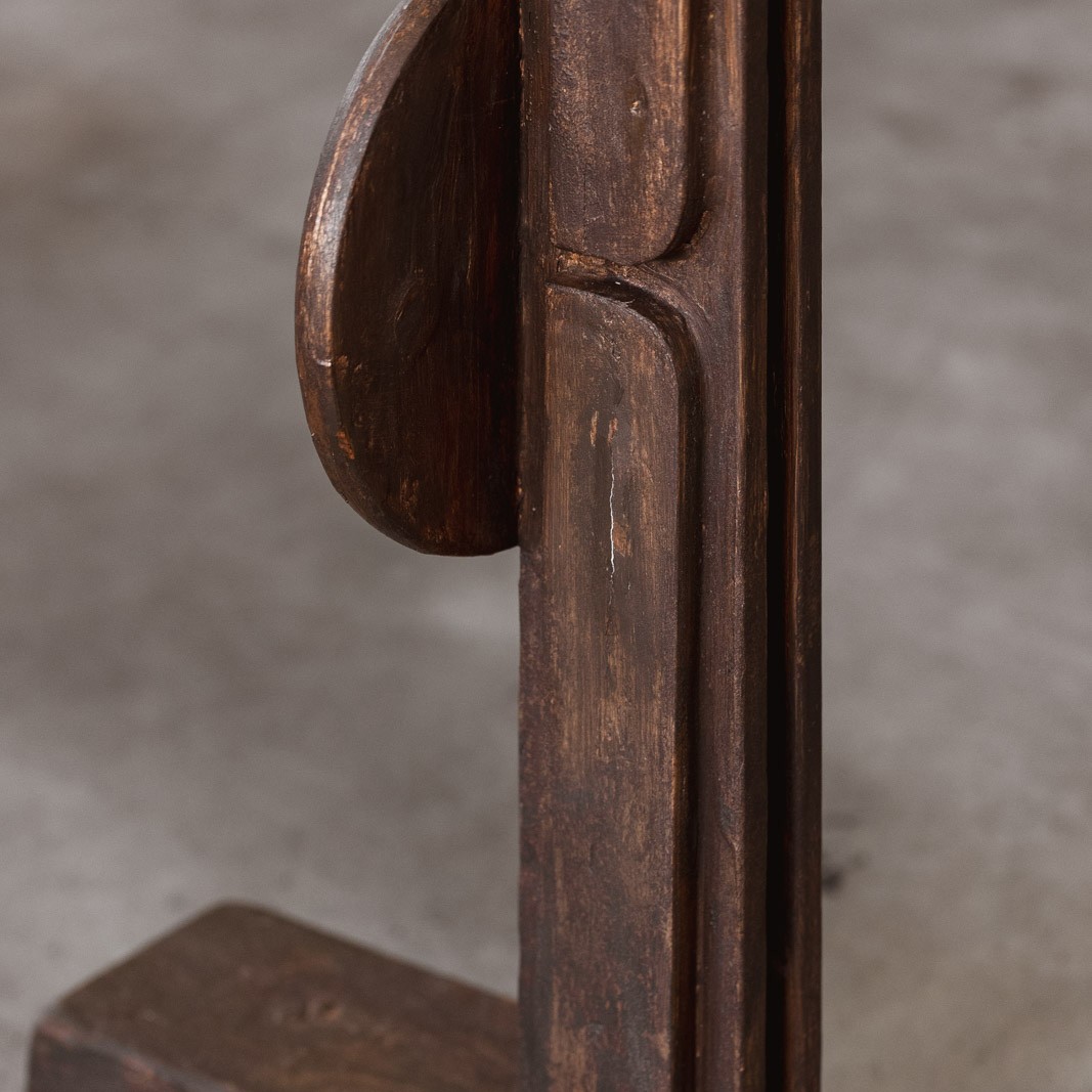 Aldo Guarnieri Sculptural Totem, Varnished Wood, 1970, 1970