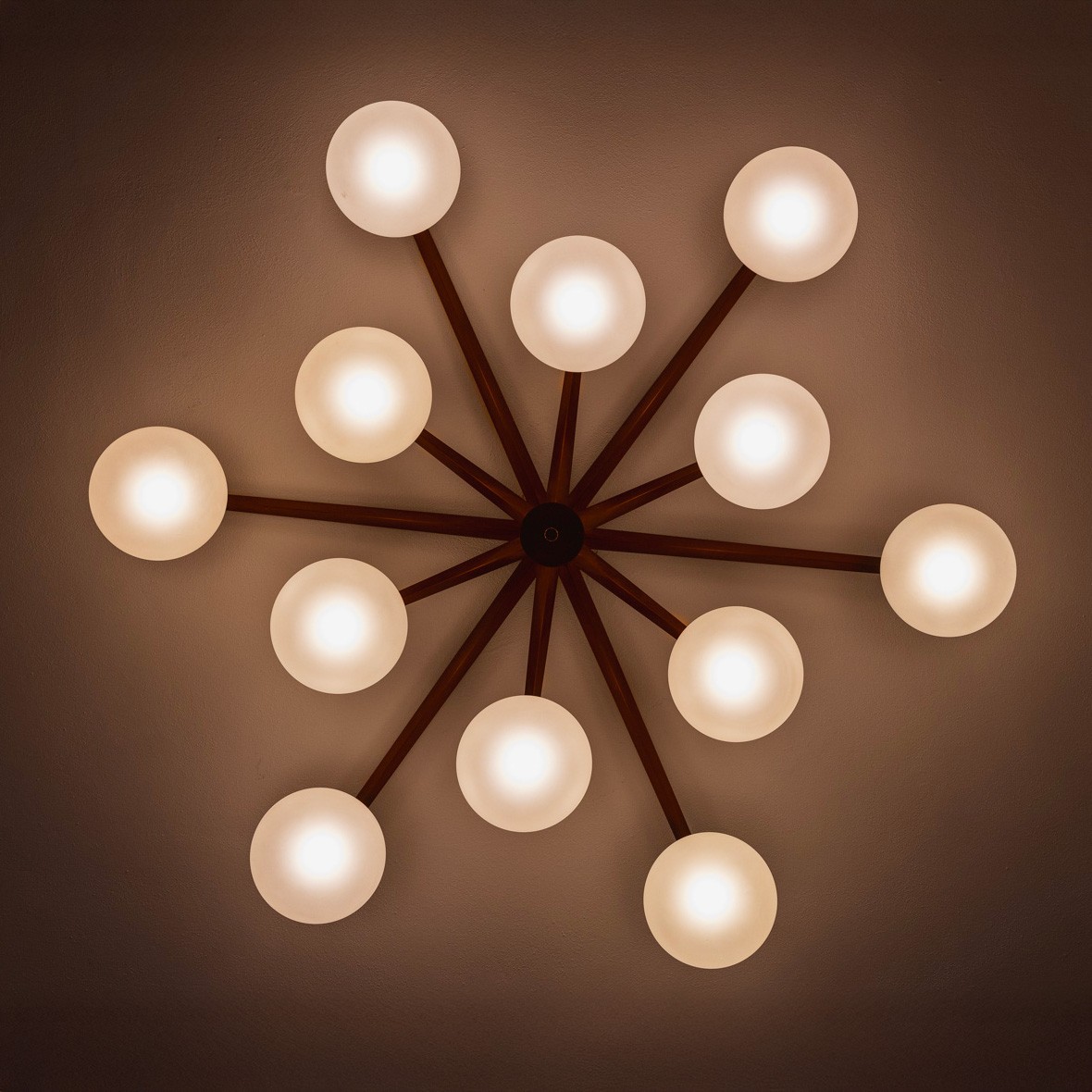 Angelo Lelii “Stella a 12” Ceiling Lamp for Arredoluce, 1959, 1959