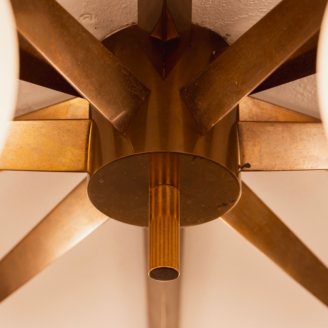 Angelo Lelii “Stella a 12” Ceiling Lamp for Arredoluce, 1959, 1959