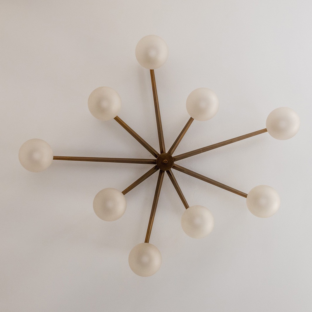 Angelo Lelii “Stella a 9” Ceiling Lamp for Arredoluce, 1959, 1959