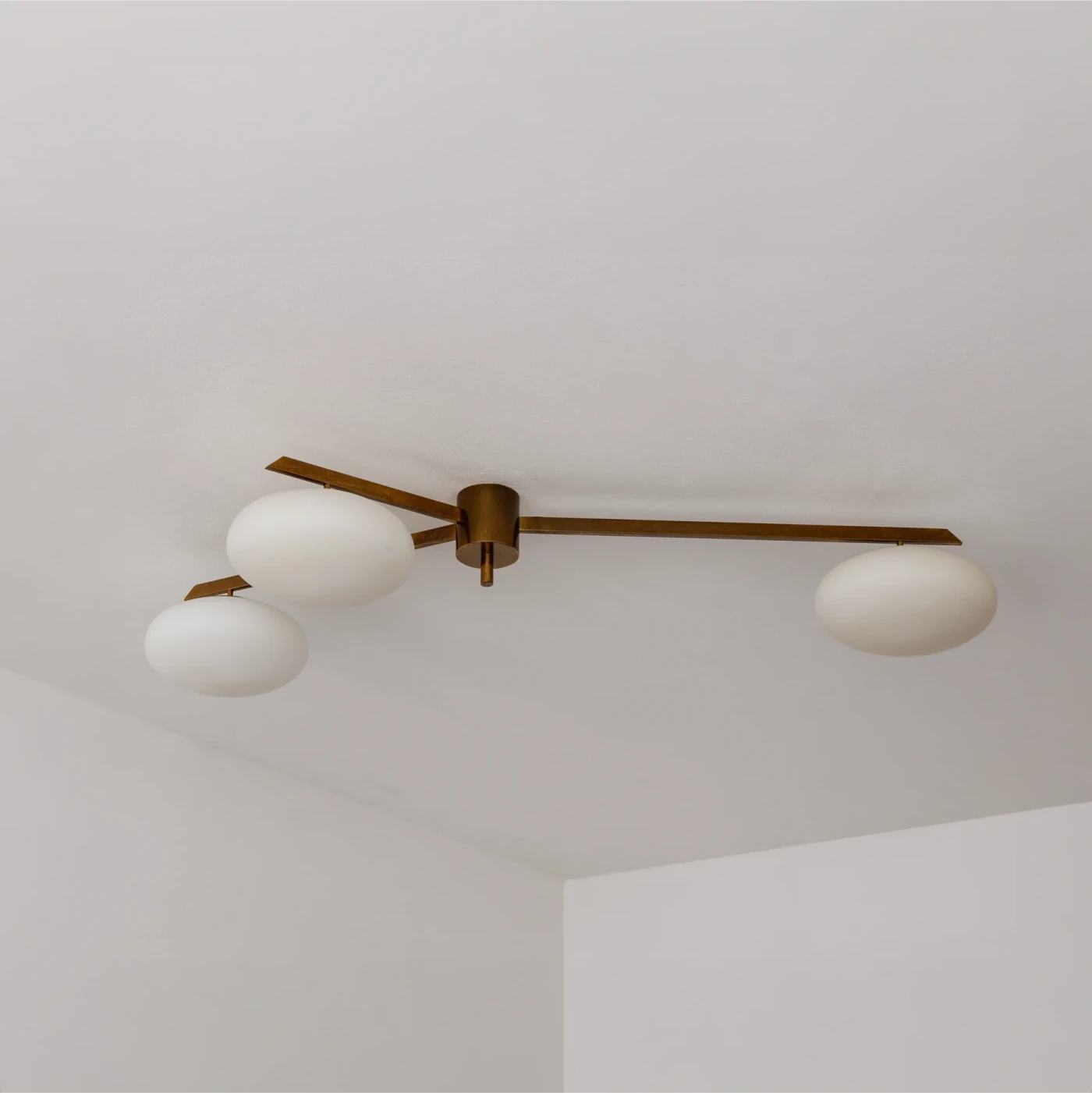 Angelo Lelii "Tre Lune" Ceiling Lamp for Arredoluce, 1961, 1961